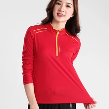 Осенняя быстросохнущая одежда женская с длинными рукавами дышащая пот-абсорбент альпинистский воротник с короткими рукавами Мужская футболка