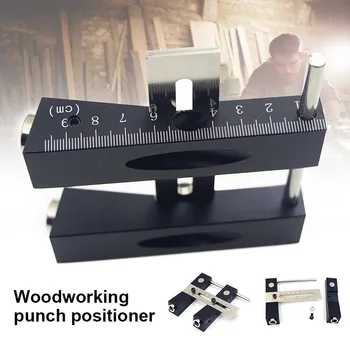 

Adjustable Oblique Hole Guide Locator Woodworking Punching Positioner Set Locating Tool