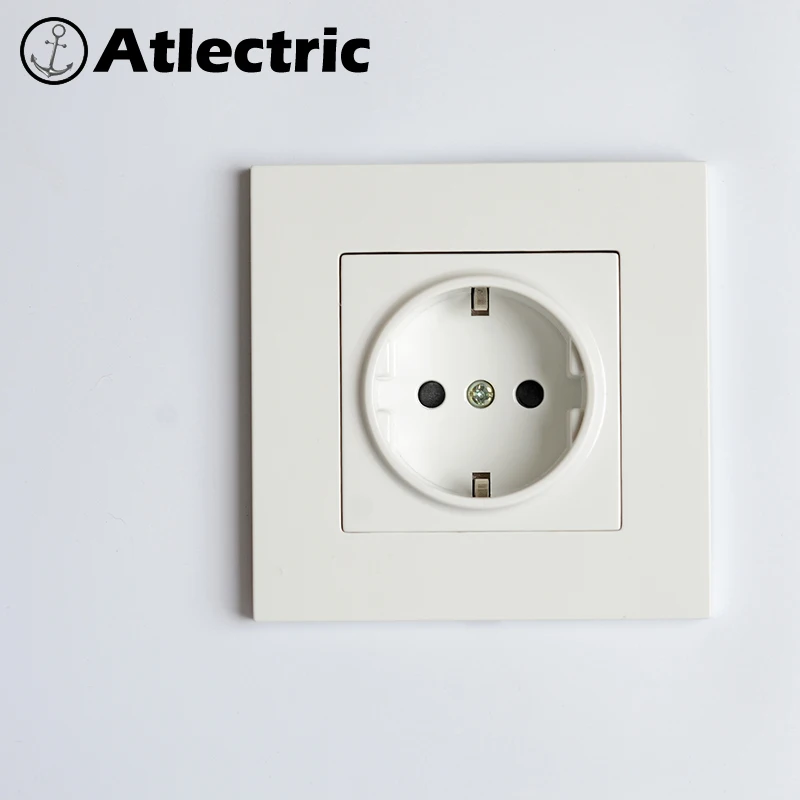 Atlectric 86 Тип пластиковая панель 1 2 3 4 банда способ питания Светильник розетка