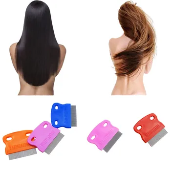 

Hair Lice Comb Brushes Terminator Lice Comb Hair Rid Headlice Stainless Steel Metal Teet Nit Free Removal Stainless Steel Dec