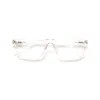 Henotin Fashion Transparent Comfortable Presbyopic Glasses Plastic Round Frame Super Affordable Reader Eyeglasses Diopter 0-600 2
