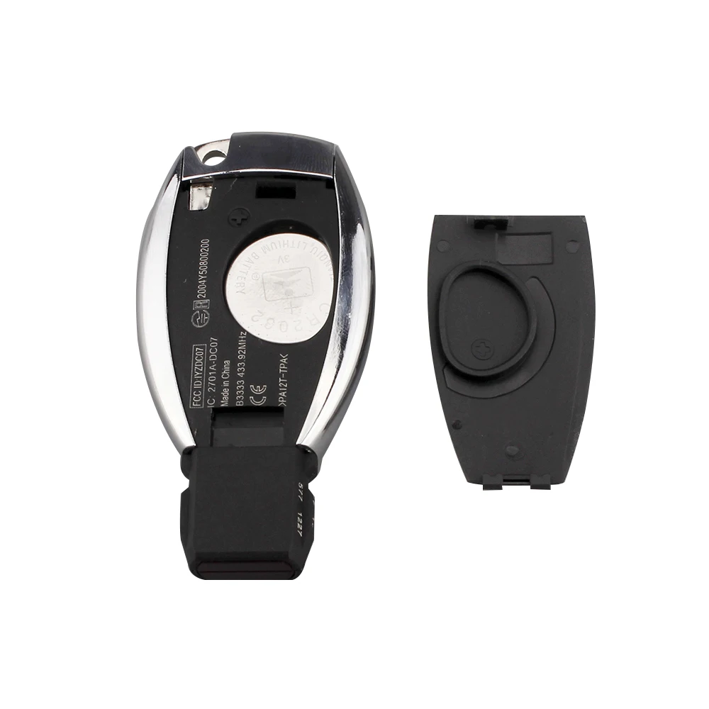 KEYYOU 433MHZ REMOTE CAR KEY FOB CASE 3 BUTTONS REMOTE CAR KEY SHELL KEY FOR MERCEDES BENZ YEAR 2000+ NEC&AMP;BGA CONTROL