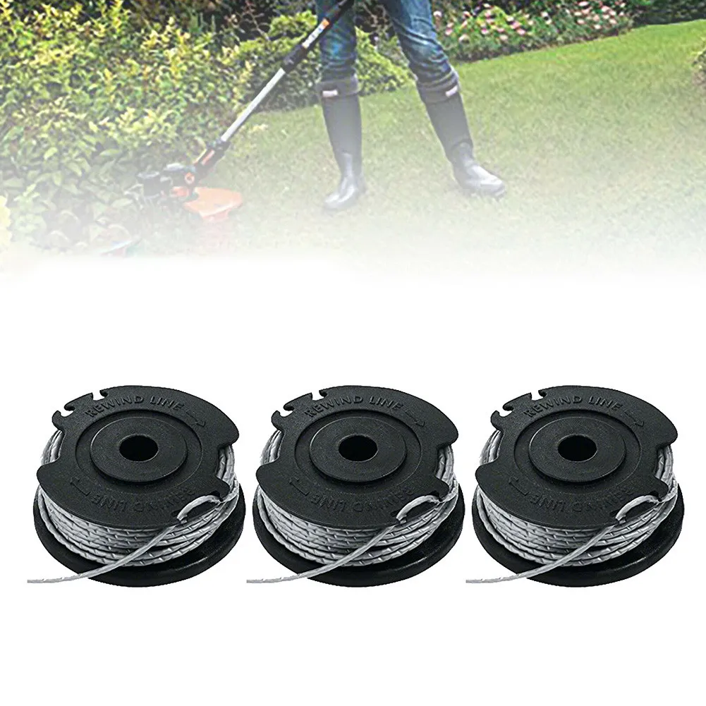 cordless leaf vacuum 3pcs Spool And Line For Ryobi RLT36 RLT36B RLT36C33 ART 23 26 SL Strimmer Trimmer Garden Tool Replacement леска для триммера hedge cutters for sale