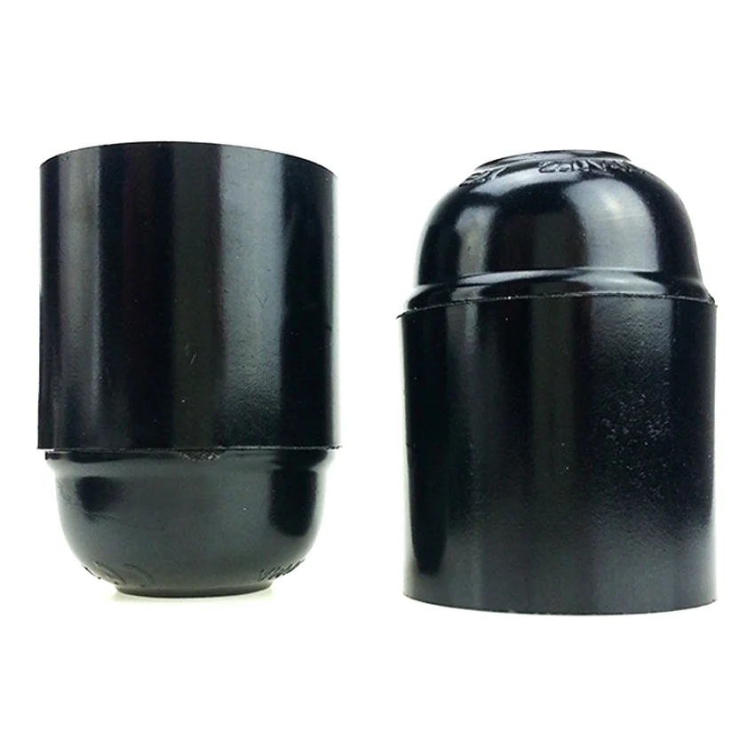 1pcs Black 4A CE Aluminum Bakelite Self-locking E27 Screw Lampholder Energy Save Chandelier Led Bulb Socket Vintage Light Base