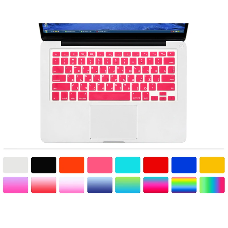 Русский дизайн, наклейки на клавиатуру, защитный чехол для Apple Macbook Air 11 13 Pro 13,3 15,4 retina 12 для Mac Pro 13 W. Touch Bar