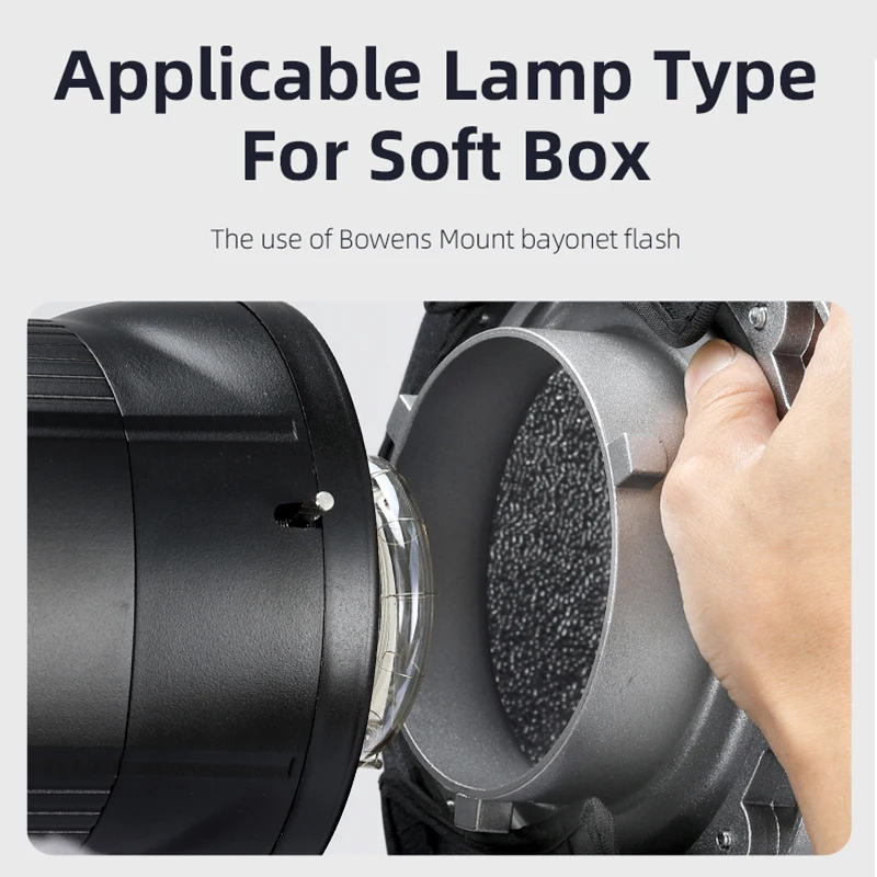 Soonpho Softbox Parabolique 60cm - Quick Release Pour Flash Bowens - Pour Studio Photo Professionnel