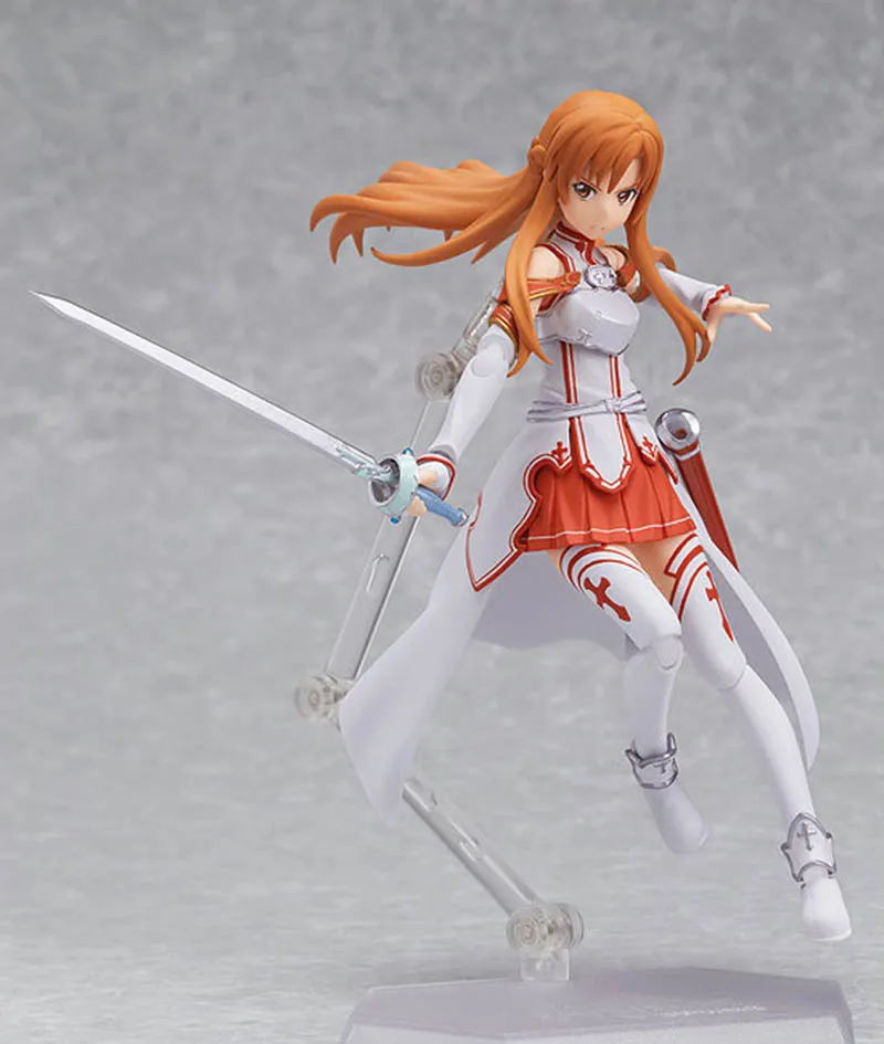 Hot Action 15cm Anime Sword Art Online Asuna SAO Figure PVC 6" Collection Hobby Movable Movie Model Doll Best Gift Cosplay Toy