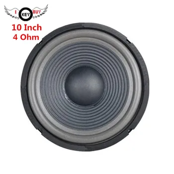 

10 Inch Car Subwoofer 4 Ohm 255 mm Foam Edge Threaded Paper Cone Basin Loudspeaker Bubble Side Bass Speaker Black