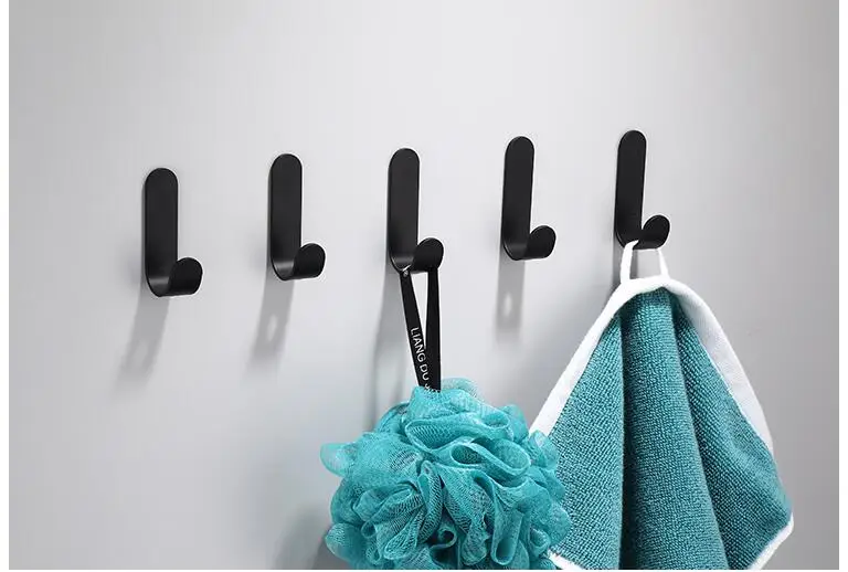 Crochet En Tissu Cintre Noir Crochet Mural Sans Clou Clé Manteau Sac Chapeau Cintre Aluminium Robe Crochet Maison Salle De Bain 5 Pièces 12 Crochet En Tissu Cintre Noir Crochet Mural Sans Clou Clé Manteau Sac Chapeau Cintre Aluminium Robe Crochet Maison Salle De Bain 5 Pièces -Promos Gout Cuisine Boutique