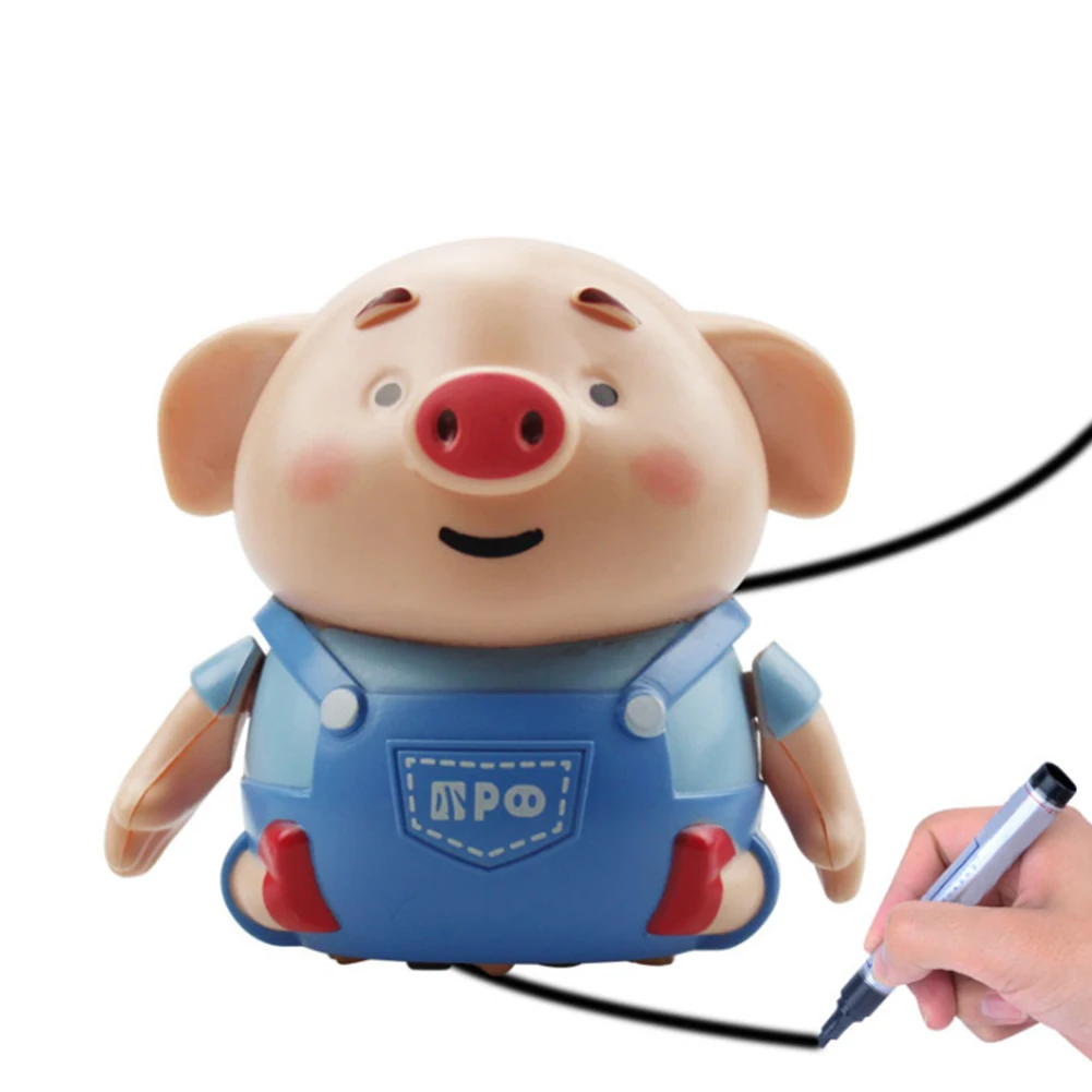 Обучающая игрушка мини симпатичное воображение usb зарядка электрическая Волшебная детская ручка подарок на день рождения светильник музыка Индуктивный свинка дети
