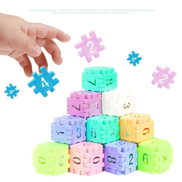 60Pcs Kids Building Blocks Kit for Kids Interlocking Building Blocks Construction Toys Plastic Blocks DIY Model City Kids Toy 3