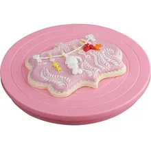 360 градусов вращающийся Торт Креп Проигрыватель поворотный стол для торта углерода Сталь подшипник вращения составляет светильник и гибкий