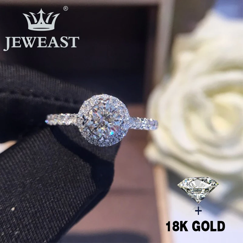 Natural Diamond 18K Gold Pure Gold Ring Beautiful Gemstone Ring Good Upscale Trendy Classic Party Fine Jewelry Hot Sell New 2020 Natural Diamond 18K Gold Pure Gold Ring Beautiful Gemstone Ring Good Upscale Trendy Classic Party Fine Jewelry Hot Sell New 2020