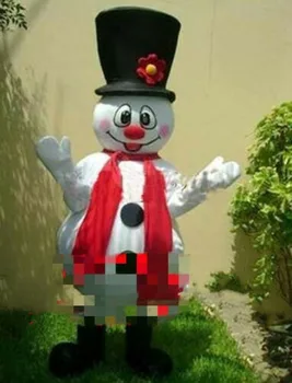 

New Top Sale Halloween Snowman Mascot Costume Cosplay Party Dress Outfits Clothing Carnival Unisex Hallowen Cosplay Gift