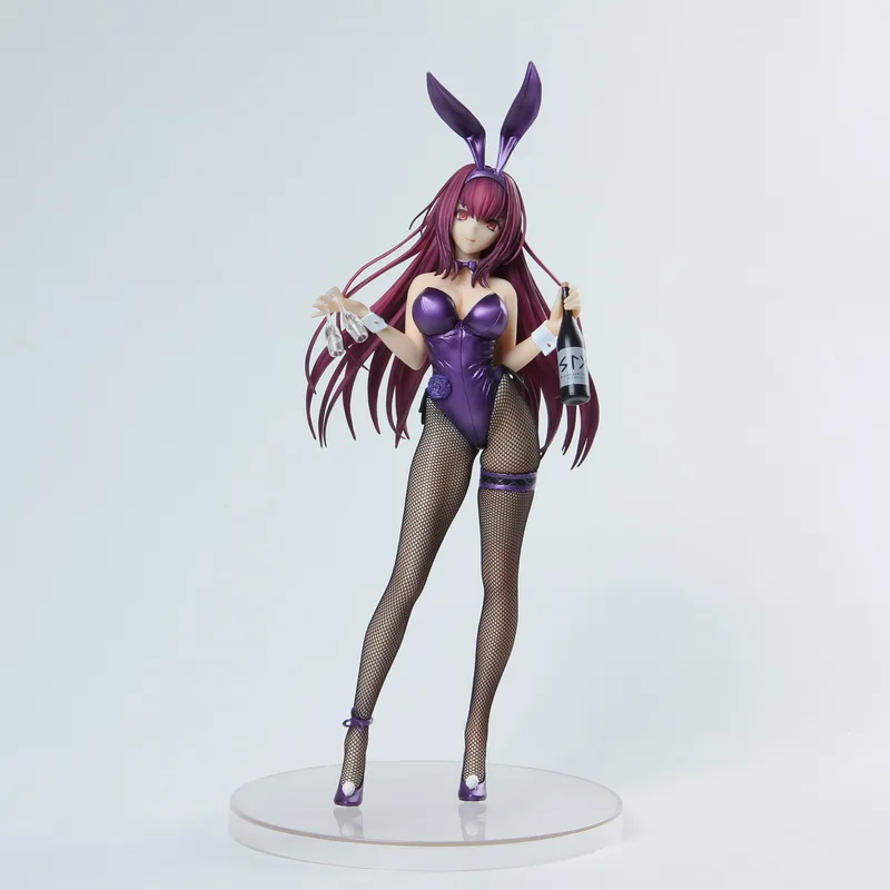 

28cm Anime Fate Scathach Lancer Alter Sashi Ugatsu Soft Bunny girl Sexy Girls PVC Action Figure Toys Collectible Model