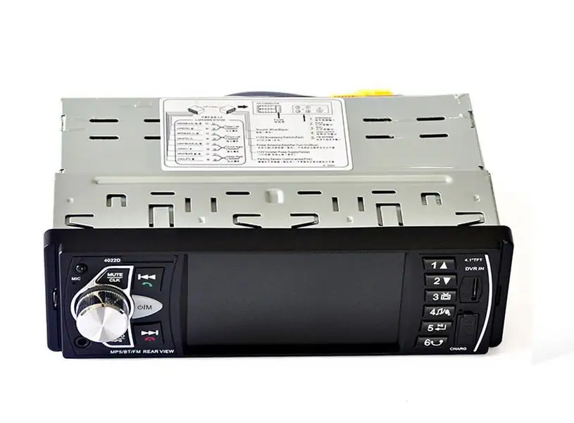 10 шт. 4022D автомобильный портативный музыкальный радиоплеер Bluetooth MP5/FM передатчик автомобильный видео с пультом дистанционного управления