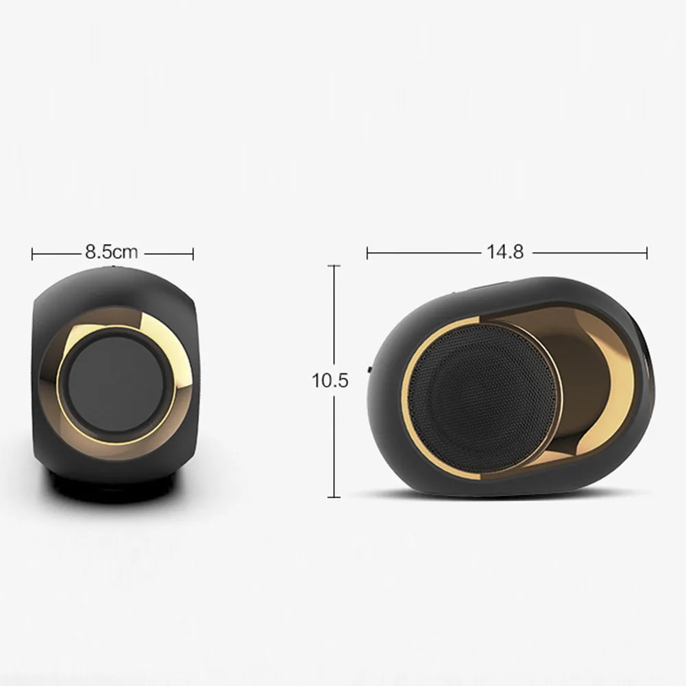 Беспроводной Bluetooth динамик Поддержка TF карты 3D бас водонепроницаемый Aux HIFI FM радио usb зарядка с микрофоном открытый портативный