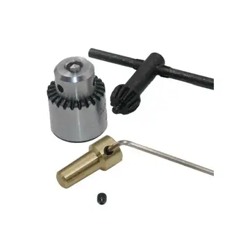 

Micro Drill Chucks Motor Jaw Clamping 0.3-4mm Cone Mounted Spindle 3.17mm Shaft