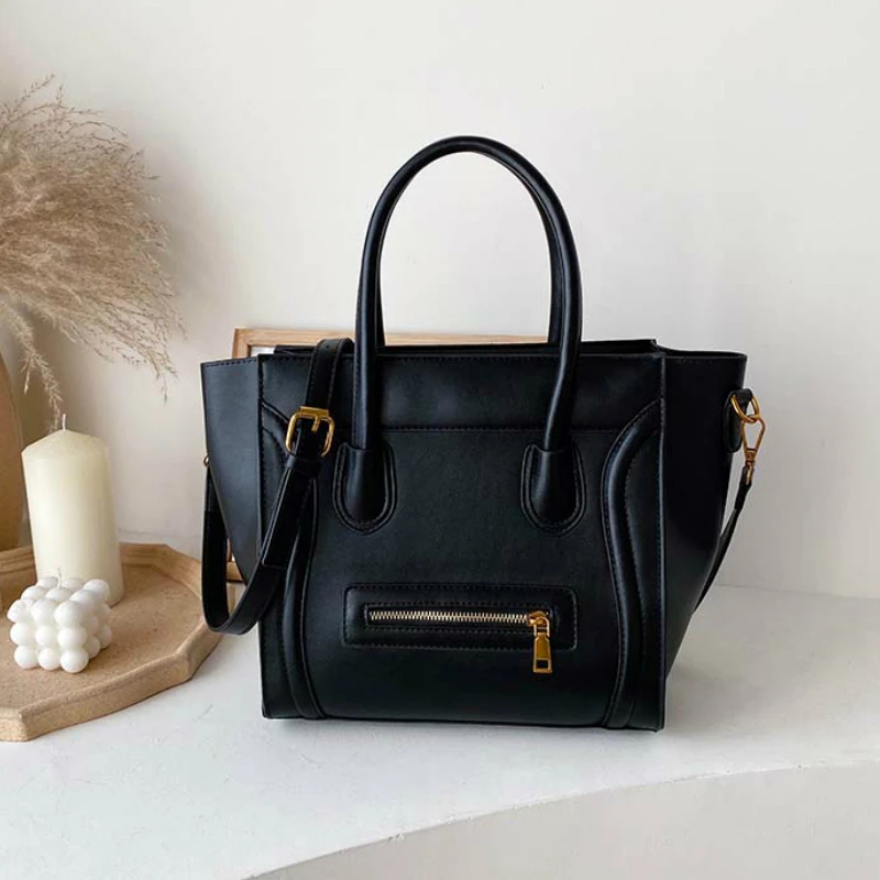 

High Quality Female Tote Bags Luxury Designer Pu Leather Handbags Fashion Large Capacity Ladies Shoulder Crossbody Bag