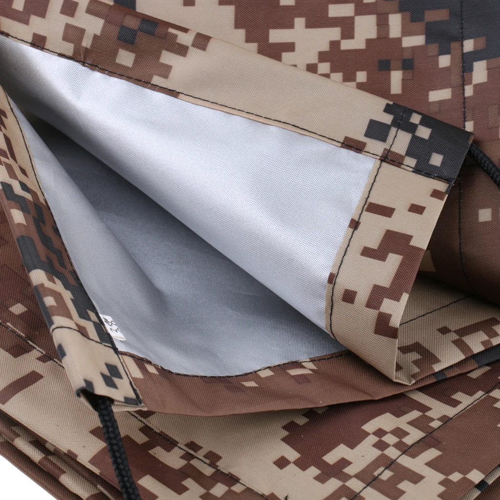 420D Oxford Fabric Inflatable Boat Cover Fits Up to 4.7m/15.4ft Inflatable Boat Cover for Water Sports