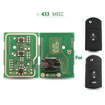 

Bilchave 2/3 Buttons 315Mhz PCB Remote Flip Car Key Electronic Circuit Board For Mazda 2 / 3 / 5 / 6 / MX5 / CX7