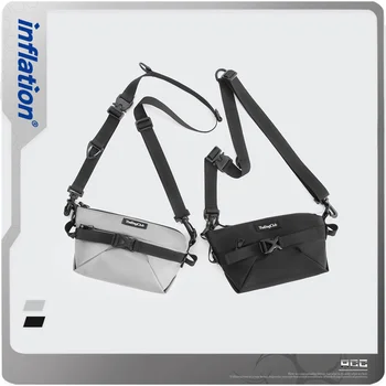 

2020 New Pure Color Single Shoulder Bag Fashion Simple Adjustable Canvas Bag Casual Tooling Bag Man Woman