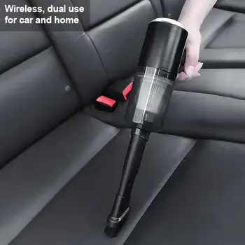 

120W Strong Suction Car Mini Vacuum Cleaner Hand-held Vacuum USB Rechargeable Desktop Keyboard Car Interior Vacuum Cleaner