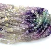 Veemake Fluorite Natural Necklace Bracelets Earrings Ring Gemstones DIY Faceted Irregular Cube Small Beads For Jewelry Making 6