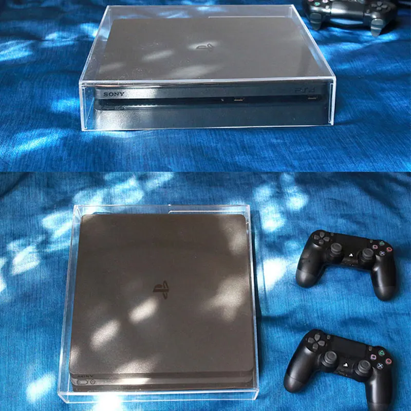 Ps4 Slim/pro Dust Cover Clear Acrylic Case Cover Waterpoof 3mm Acrylic Host  Shell For Playstation 4 Ps4 Pro Slim Accessories - Cases - AliExpress