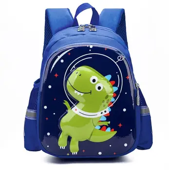 

2020 spring Kindergarten new arrivals cute dinosaur backpack boys and girls cartoon lovely bowtie school bag