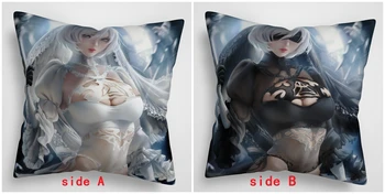 

Suef Anime Manga NieR Automata YoRHa Type A No.2 Anime two sided Pillow Cushion Case Cover 1473