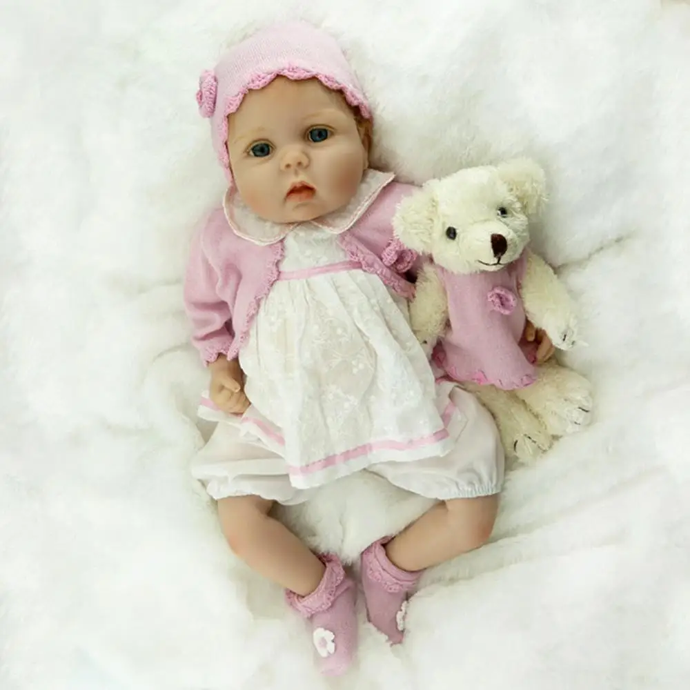 Bebe Reborn New Baby Princess Series Silicone Rebirth Doll Toy 50 cm Real Soft Realistic Boy Girl