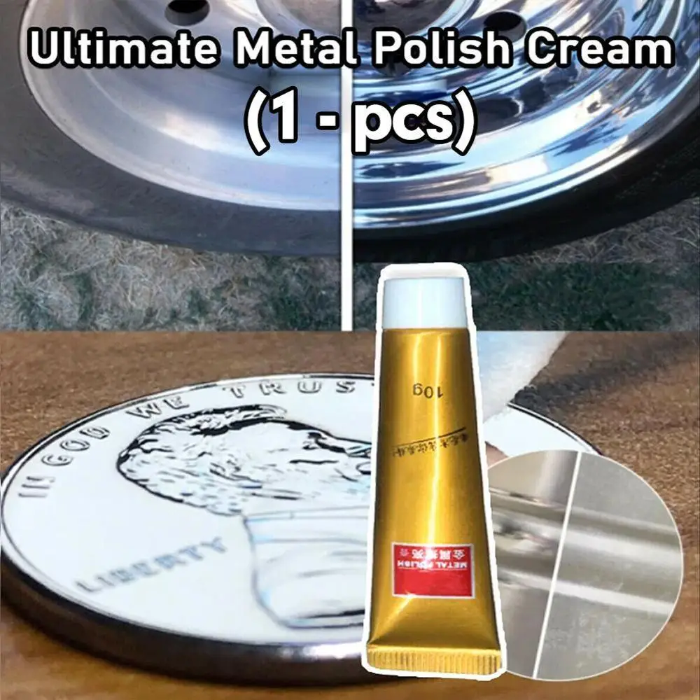 Ultimate Metal Polish Cream Knife Machine Polishing Wax Mirror Metal Steel Ceramic Watch Polishing Paste Rust Remover 50g cream knife machine polishing wax mirror metal stainless steel watch polishing paste