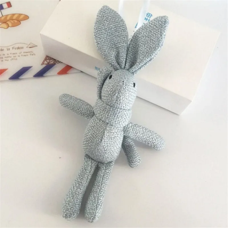 NEW-Rabbit-Plush-Animal-Stuffed-Dress-Rabbit-Key-chain-TOY-Kid-s-Party-Plush-TOY-Bouquet (5) - 副本