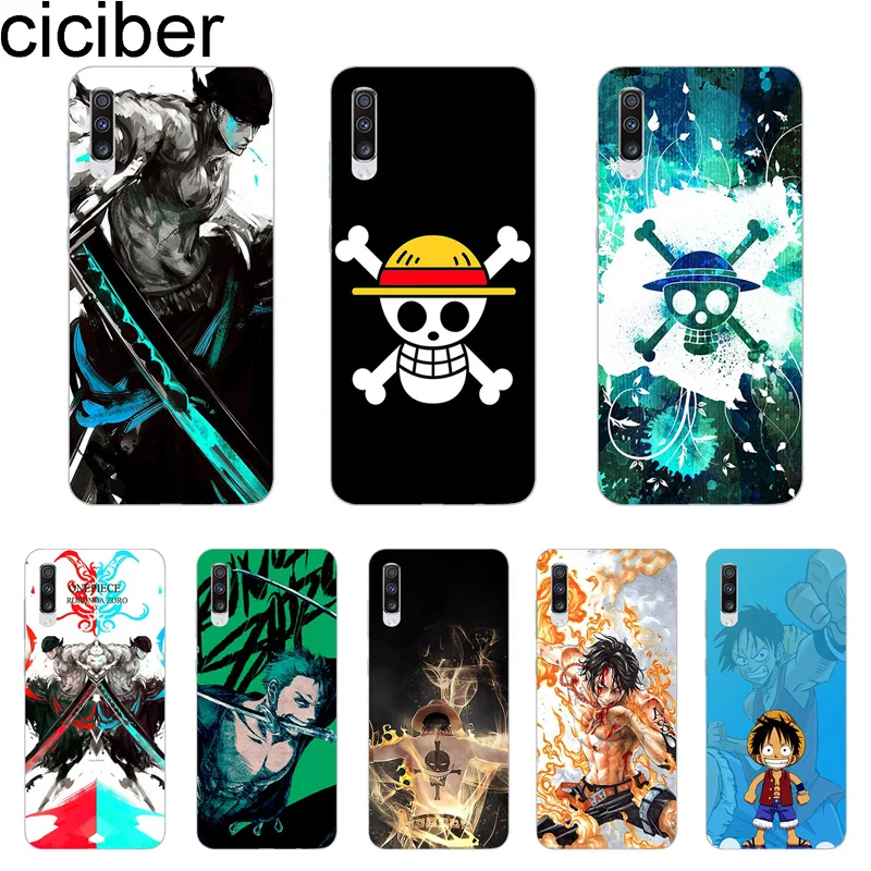 

ciciber Phone Case Anime One Piece Cover for Samsung Galaxy A50 A70 A80 A40 A30 A20 A60 A10 A20e Soft Silicone TPU Fundas Coque