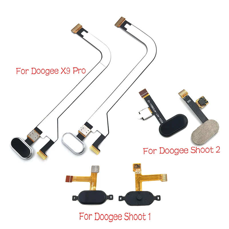 Главная Кнопка Touch ID датчик отпечатков пальцев гибкий кабель для Doogee Shoot 1 2X9 Pro запасные части