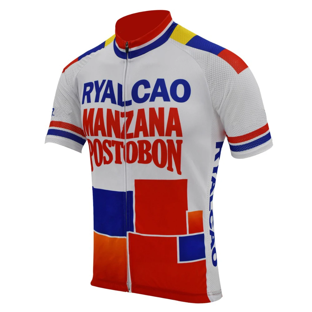 Manzana Postobon Colombia Castelli Rara Vintage para Ciclismo Jersey Menta Talla 5 XL 
