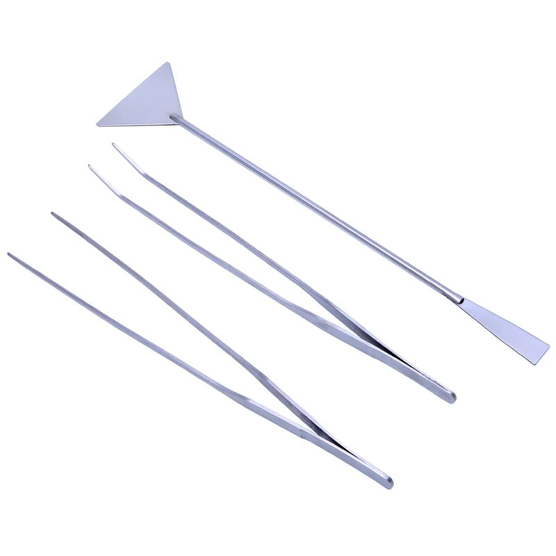 

3Pcs Aquarium Maintenance Trim Tools Kit Tweezers Leveler For Live Plants Grass