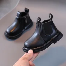 Bebê da criança sapatos meninas botas de neve meninos botas pretas escola crianças moda transporte da gota novo salto baixo crianças primeiro walker sapatos