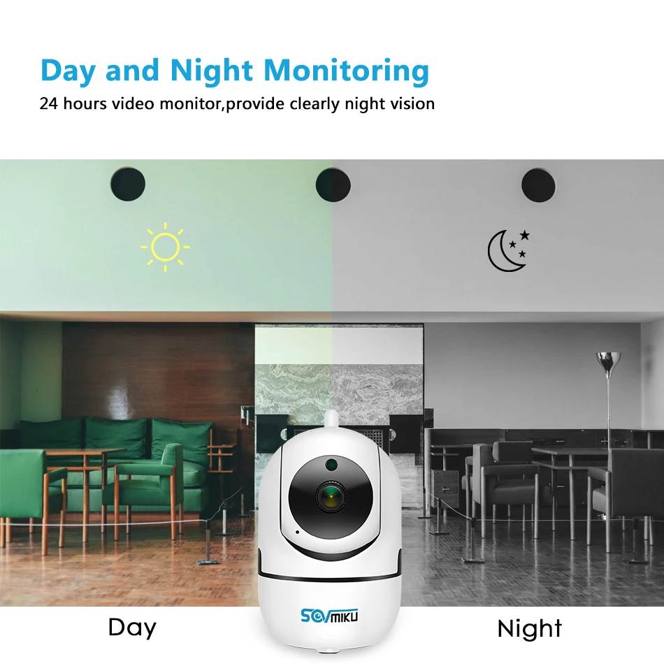  HD 1080P Cloud IP Camera WiFi Wireless Smart Auto Tracking Of Human Home Security Surveillance CCTV - 32819640301