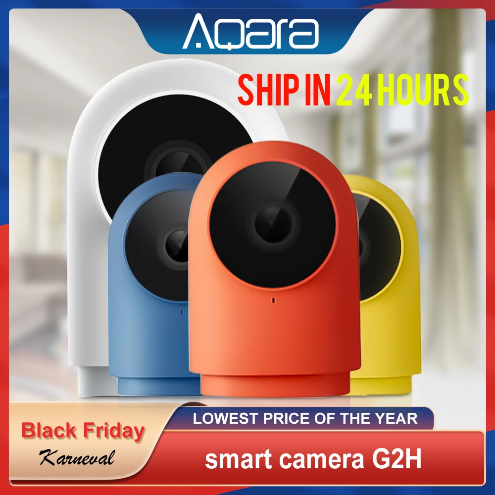Cut Rate Smart-Camera Aqara G2h Apple Homekit Night-Vision Zigbee Home-Security 1080P HD for Gateway-Edition lbQKMOJXydd
