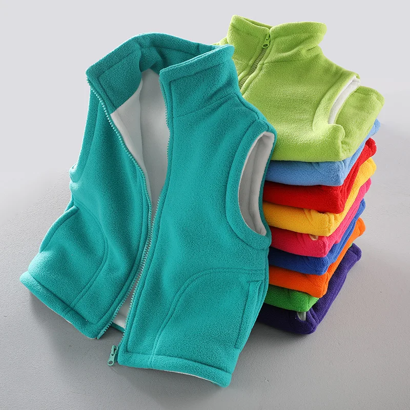Children Vest for Boy Girl Polar Fleece Winter