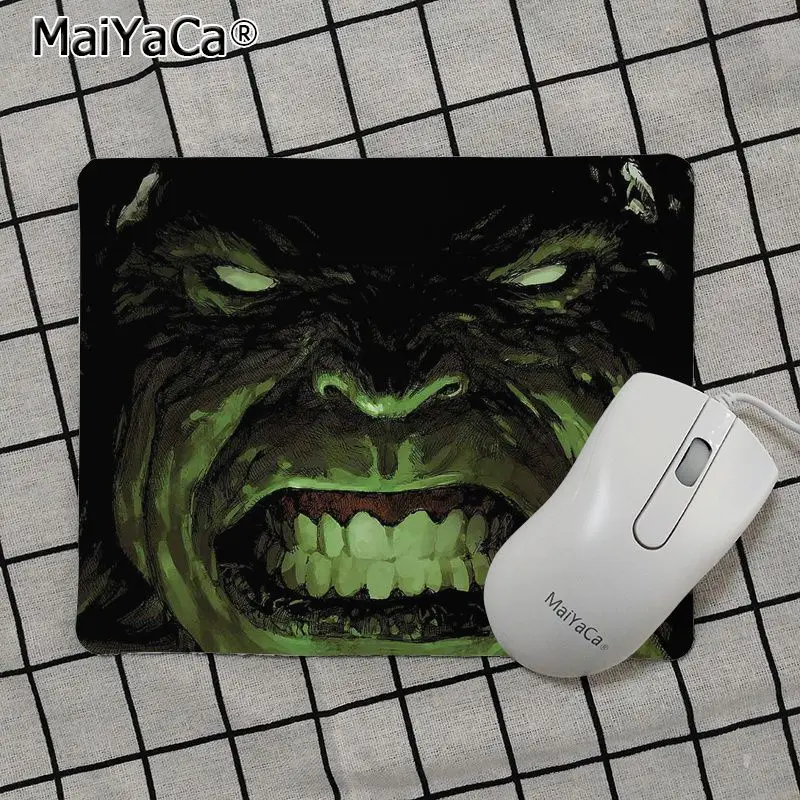 No Lock Edge25x29cm Maiya высокое качество Марвел Халк ноутбук игровой мыши коврик для мыши Лидер продаж подставка под руку мышь - Цвет: No Lock Edge25x29cm