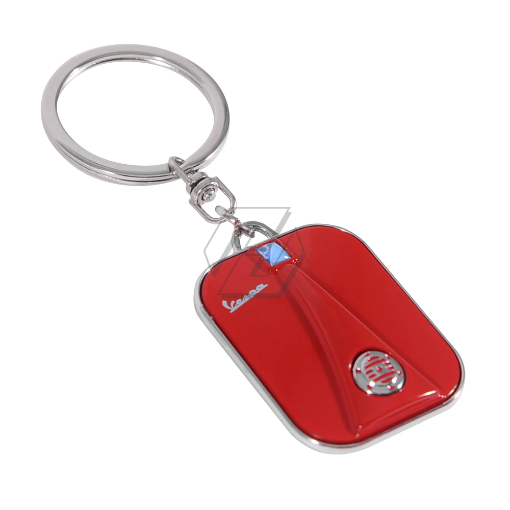For Piaggio Vespa Scooter Accessories Sprint Primavera 50 150 150S 946 Etc Chrome Motorcycle Keychain Key Ring