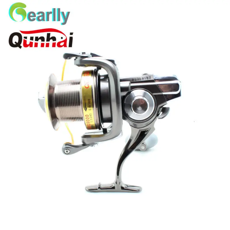 Gearlly Nova Marca Qunhai Spinning Reel Fishing 13bb Ldg8000-11000 4.6: 1 6bb Grande Jogo Barco Fundição Distância Tiro 9 Carretilhas de pesca