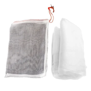 

101Pcs Fruit Protection Bags for Against Insect Pouch Waterproof Pest - 1Pcs 2.5 X 10 Meter & 100Pcs 15 X 25CM