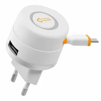 

CARICABATTERIA CAVO RETRAIBILE SCOMPARSA 220v USB RICARICA DISPOSITIVI IOPHONE 5