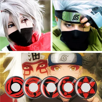 

Japanese Animation Naruto Cos Eyewear Contact Lens For Halloween Cartoon Cosplay Eyewear lentes de contacto 0.00--8.00