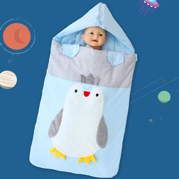

Baby Sleeping Bag Sleepsack For Stroller Autumn Winter Warm Soft Sleeping bag for baby pink blue Sleep Sack Newborn Swaddle