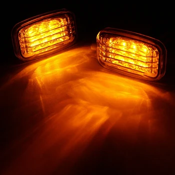 

2X Led Side Marker Turn Signal Indicator Light For Toyota Land Cruiser 70/80/100